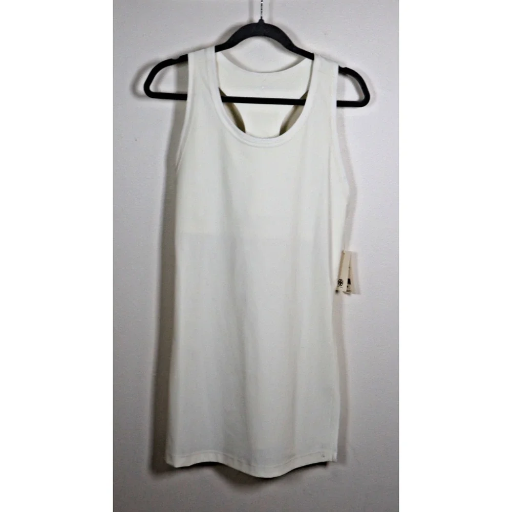 Tory Burch Tennis Dress Size  X-Large Ivory Performance Side Slit Raceback